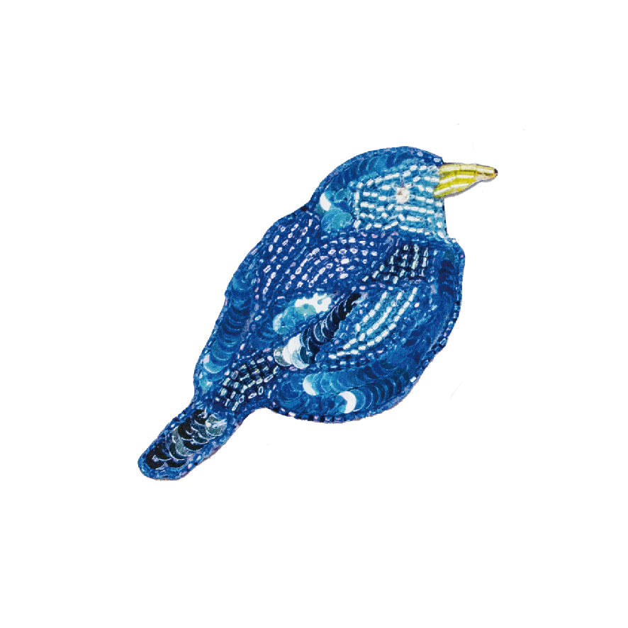 　　　　　完成品　刺繍ブローチ