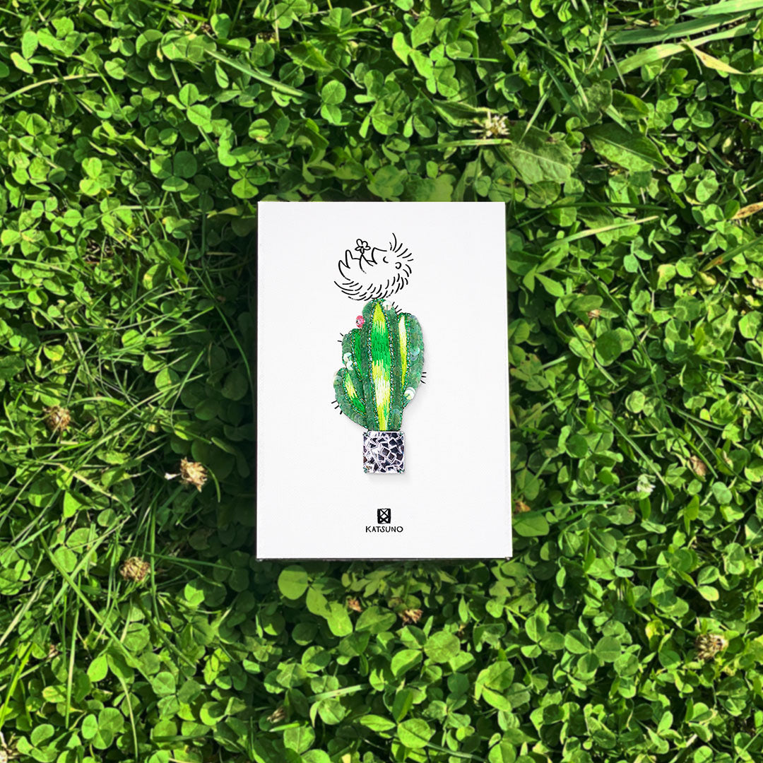 刺繍キット【サボテン】