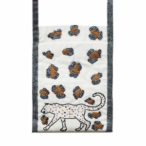 刺繍キット【ヒョウのミニポケット】